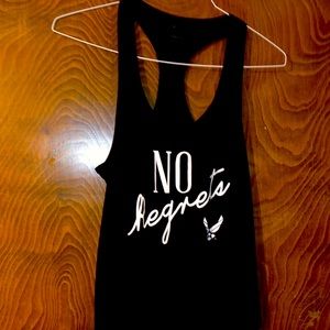 Black USAF workout top